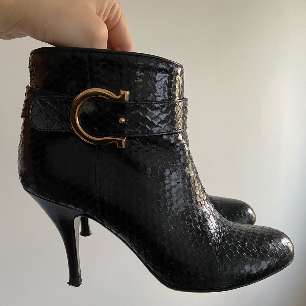 Authentic Salvatore Ferragamo Ankle Boots